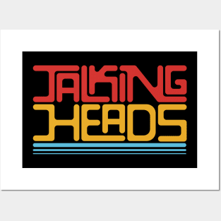 Retro type talking heads Posters and Art